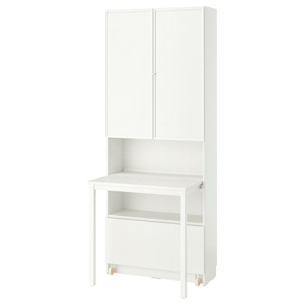 Шкаф Ikea Billy/Hogbo 202 x 80 x 84см / МДФ / White photo 1