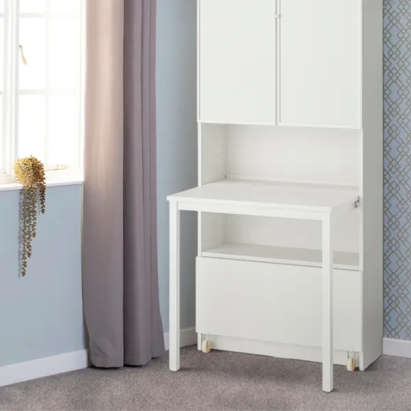 Шкаф Ikea Billy/Hogbo 202 x 80 x 84см / МДФ / White photo 3