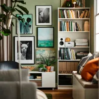 Dulap Ikea Billy 202 x 80 x 28 / LPAL / White photo 7
