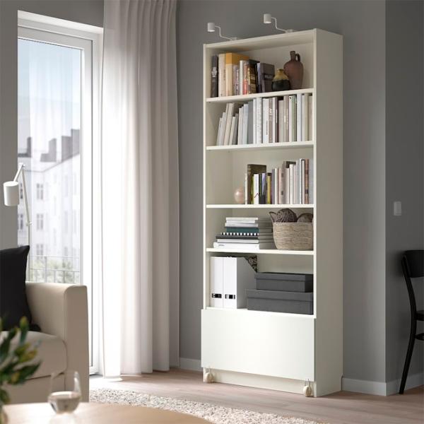 Dulap Ikea Billy  202 x 80 x 30 / MDF / White photo 2
