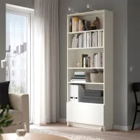 Шкаф Ikea Billy 202 x 80 x 30см / МДФ / White photo 2