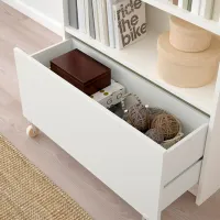 Шкаф Ikea Billy 202 x 80 x 30см / МДФ / White photo 3