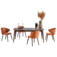 Кухонный стол зафиксированный Dogtas VENERA Fixed Dining ДСП/ Коричневый