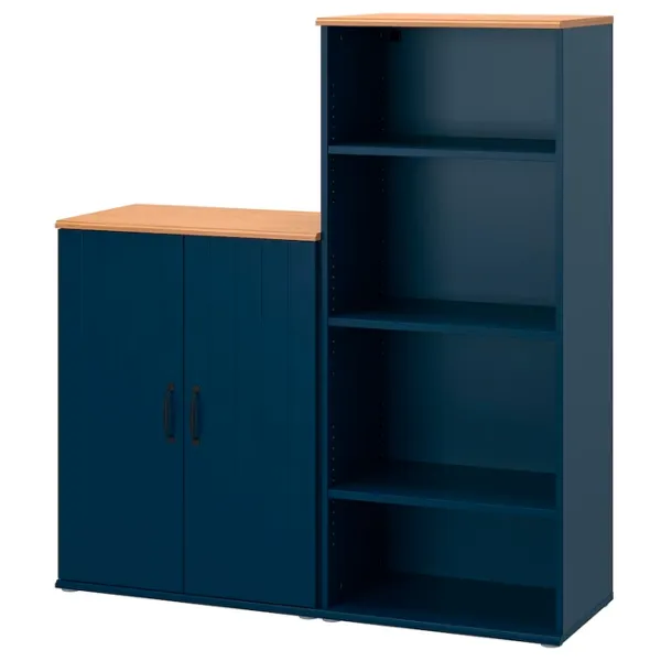 Dulap Ikea Skruvby 140 x 130 x 38 / MDF / Blue photo 1