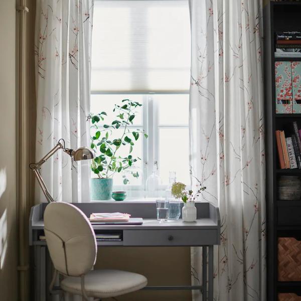 Masă de birou Ikea Hauga PAL/ Gray photo 5