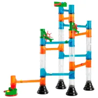 Pistă pentru bile Quercetti Marble Run Transparent 6546 / / Black Multicolor photo 2