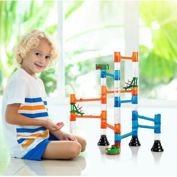 Трасса для шариков Quercetti Marble Run Transparent 6546   / / Черный Разноцветный photo 6