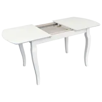 Обеденные стол со стульями Evelin HV-29V Прямоугольная / Дерево / Белый photo 3