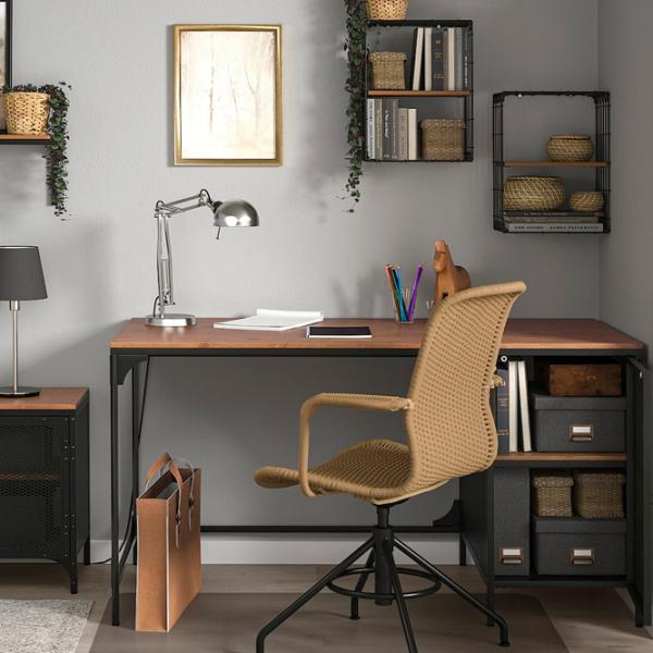 Masă de birou Ikea Fjallbo PAL/ Brown photo 2