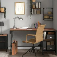 Офисный стол Ikea Fjallbo ДСП/ Коричневый photo 2