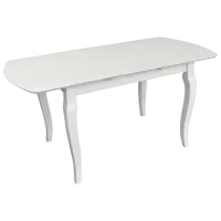 Set masă și scaune Evelin HV-29V+6 Dreptunghiulară / Lemn / White photo 4