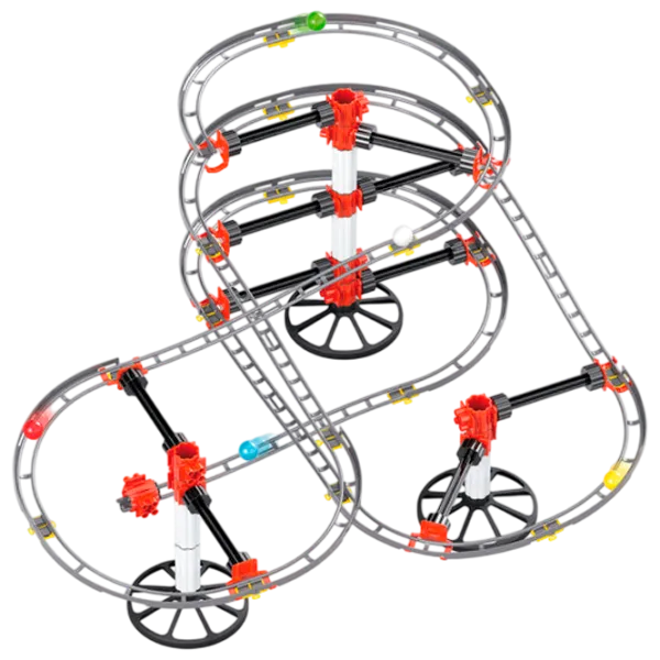 Трасса для шариков Quercetti Roller Coaster Compact Rail 6429  / / Желтый Серый photo 1