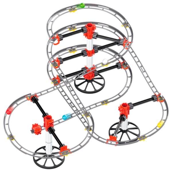 Трасса для шариков Quercetti Roller Coaster Compact Rail 6429  / / Желтый Серый photo 1