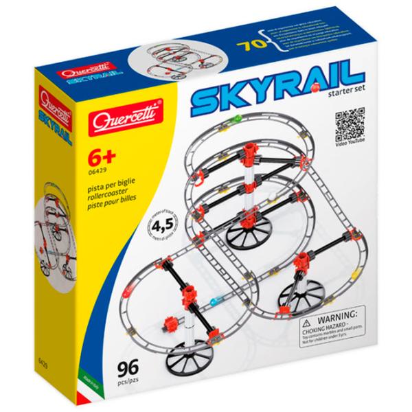 Трасса для шариков Quercetti Roller Coaster Compact Rail 6429  / / Желтый Серый photo 4