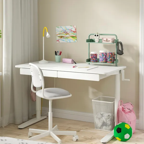 Masă de birou Ikea Relatera PAL/ White photo 2