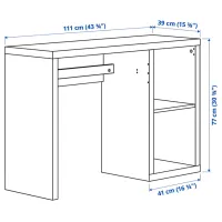 Офисный стол Ikea Kallax ДСП/ Белый photo 2