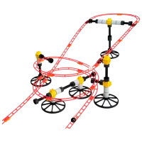 Трасса для шариков Quercetti Skyrail Roller Coaster 6430   / / Желтый Красный