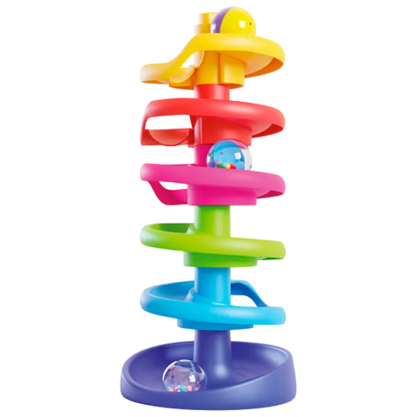 Pistă pentru bile Quercetti Spiral Tower 6501  / / Transparent Multicolor photo 1