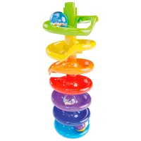 Pistă pentru bile Quercetti Spiral Tower 6501 / / Transparent Multicolor photo 2