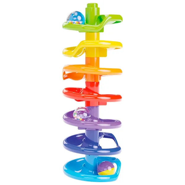 Pistă pentru bile Quercetti Spiral Tower 6501  / / Transparent Multicolor photo 3