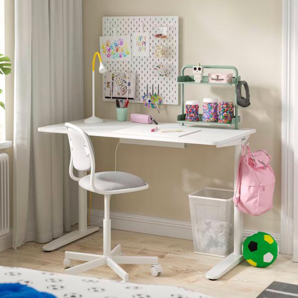 Masă de birou Ikea Relatera PAL/ White photo 2