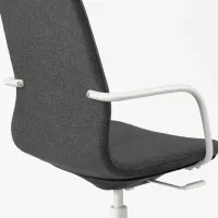 Офисное кресло Ikea Langfjall Полиэстер/ Тёмно-серый White photo 3
