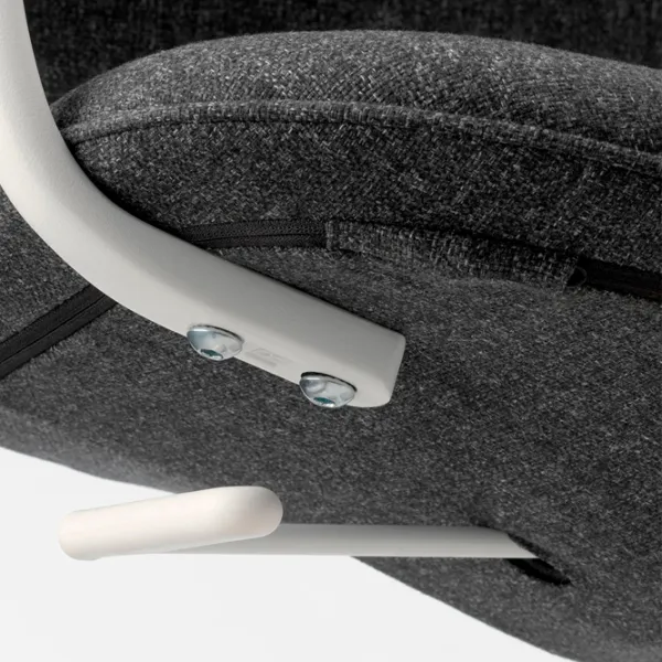 Fotoliu de birou Ikea Langfjall Poliester/ Dark Gray White photo 5