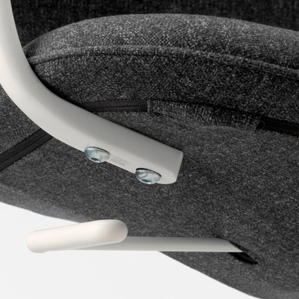 Fotoliu de birou Ikea Langfjall Poliester/ Dark Gray White photo 5