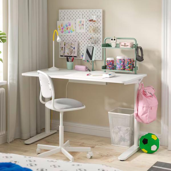 Masă de birou Ikea Relatera PAL/ White photo 2