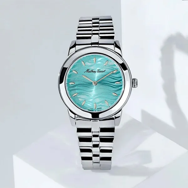 Ceas de mână pentru femei Mathey-Tissot D10860ABU Cuarț / 34 mm photo 2