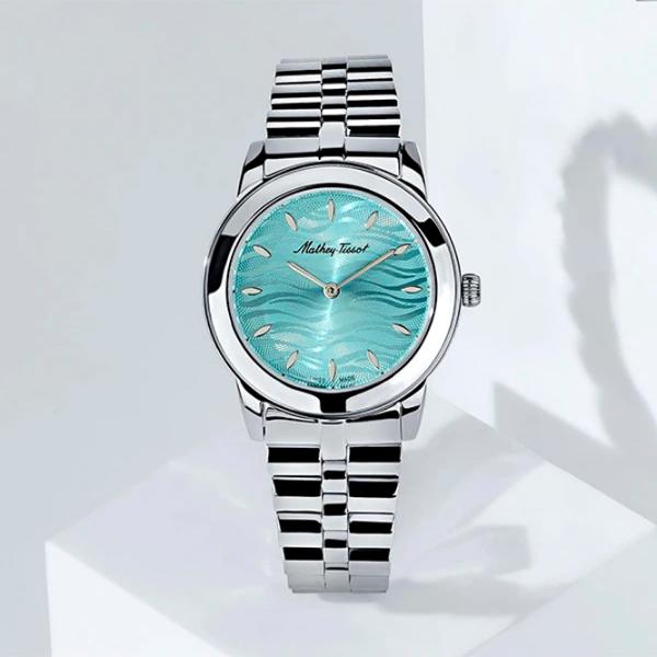 Ceas de mână pentru femei Mathey-Tissot D10860ABU Cuarț / 34 mm photo 2