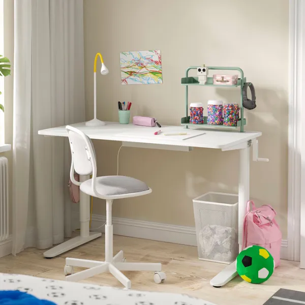 Masă de birou Ikea Relatera PAL/ White photo 3