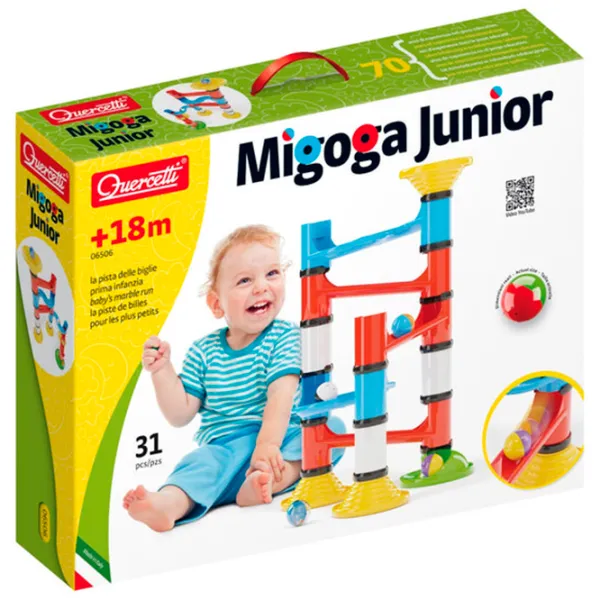 Трасса для шариков Quercetti Migoga Junior 6506  / / Желтый Красный photo 7 Трасса для шариков Quercetti Migoga Junior 6506  / / Желтый Красный photo 7
