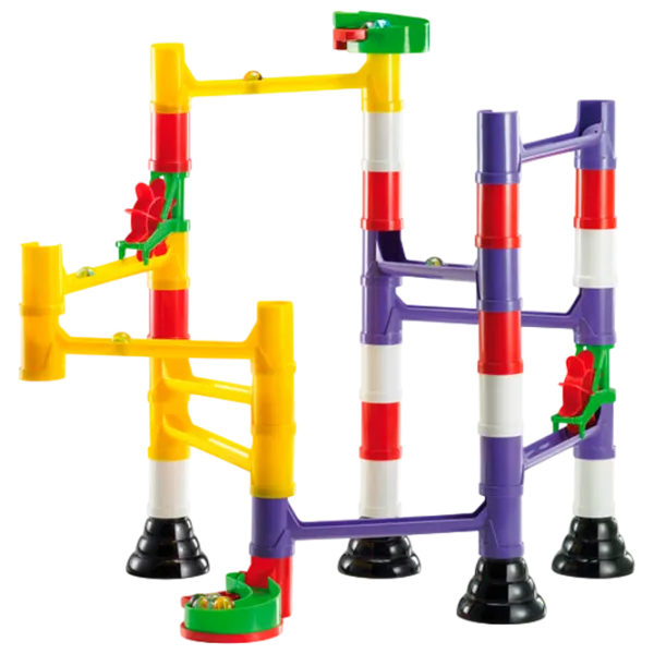 Pistă pentru bile Quercetti Marble Run Basic 6535   / / Black Multicolor photo 1