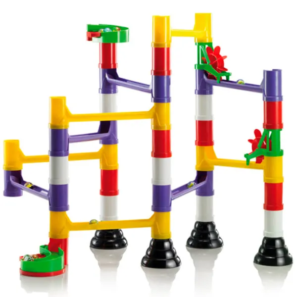 Pistă pentru bile Quercetti Marble Run Basic 6535   / / Black Multicolor photo 2