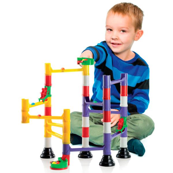 Pistă pentru bile Quercetti Marble Run Basic 6535   / / Black Multicolor photo 7