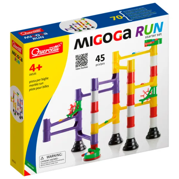 Pistă pentru bile Quercetti Marble Run Basic 6535   / / Black Multicolor photo 10
