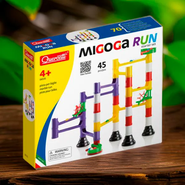 Pistă pentru bile Quercetti Marble Run Basic 6535   / / Black Multicolor photo 12