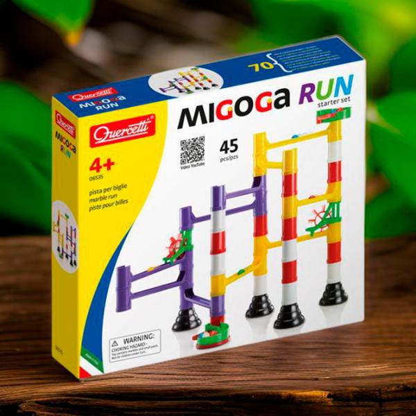 Pistă pentru bile Quercetti Marble Run Basic 6535   / / Black Multicolor photo 12