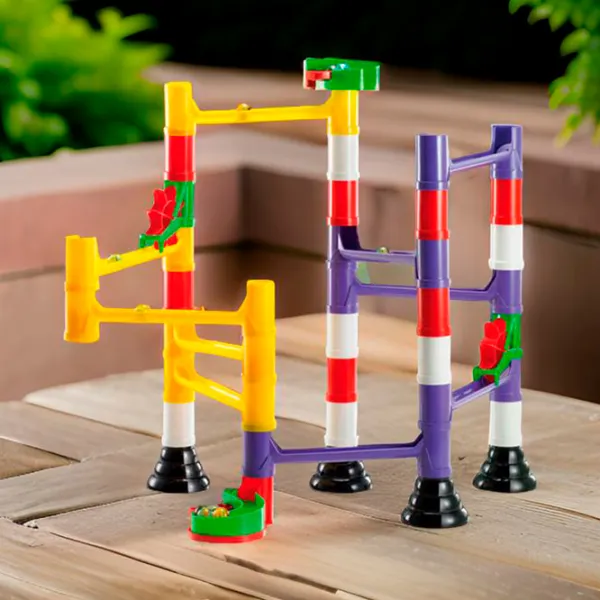 Pistă pentru bile Quercetti Marble Run Basic 6535   / / Black Multicolor photo 16