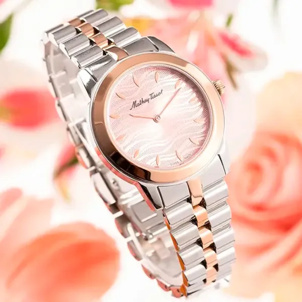 Ceas de mână pentru femei Mathey-Tissot D10860BPK Cuarț / 34 mm photo 2 Ceas de mână pentru femei Mathey-Tissot D10860BPK Cuarț / 34 mm photo 2