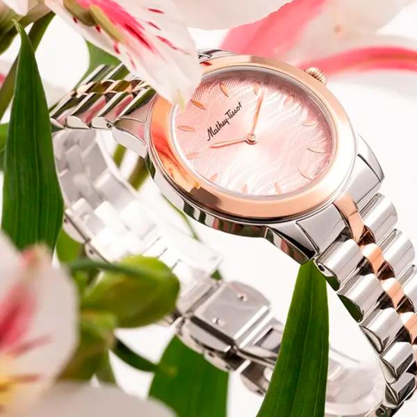 Ceas de mână pentru femei Mathey-Tissot D10860BPK Cuarț / 34 mm photo 3 Ceas de mână pentru femei Mathey-Tissot D10860BPK Cuarț / 34 mm photo 3