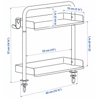 Офисный стол Ikea Relatera ДСП/ Белый photo 3