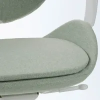 Fotoliu de birou Ikea Hattefjall/Gunnared Stofă/ Light green White photo 2