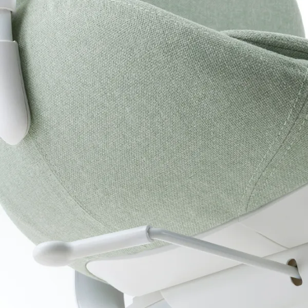 Fotoliu de birou Ikea Hattefjall/Gunnared Stofă/ Light green White photo 3