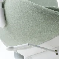 Fotoliu de birou Ikea Hattefjall/Gunnared Stofă/ Light green White photo 3
