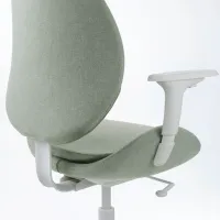 Fotoliu de birou Ikea Hattefjall/Gunnared Stofă/ Light green White photo 5