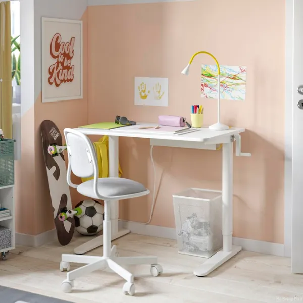 Masă de birou Ikea Relatera PAL/ White photo 3