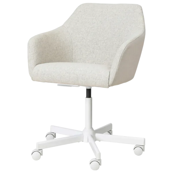 Fotoliu de birou Ikea Tossberg/Malskar Stofă/ Beige White photo 1