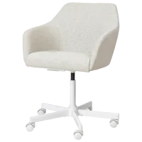 Fotoliu de birou Ikea Tossberg/Malskar Stofă/ Beige White